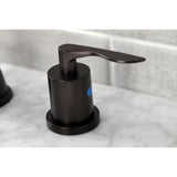 Serena KB8985SVL Two-Handle 3-Hole Deck Mount Widespread Bathroom Faucet with Pop-Up Drain, Oil Rubbed Bronze