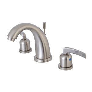 Centurion KB8988EFL Two-Handle 3-Hole Deck Mount Widespread Bathroom Faucet with Plastic Pop-Up, Brushed Nickel