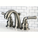 Magellan KB918 Two-Handle 3-Hole Deck Mount Widespread Bathroom Faucet with Plastic Pop-Up, Brushed Nickel