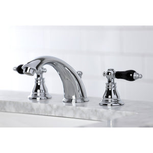 Duchess KB961AKL Two-Handle 3-Hole Deck Mount Widespread Bathroom Faucet with Plastic Pop-Up, Polished Chrome