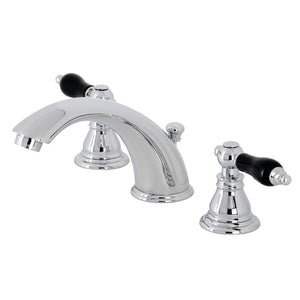Duchess KB961AKL Two-Handle 3-Hole Deck Mount Widespread Bathroom Faucet with Plastic Pop-Up, Polished Chrome