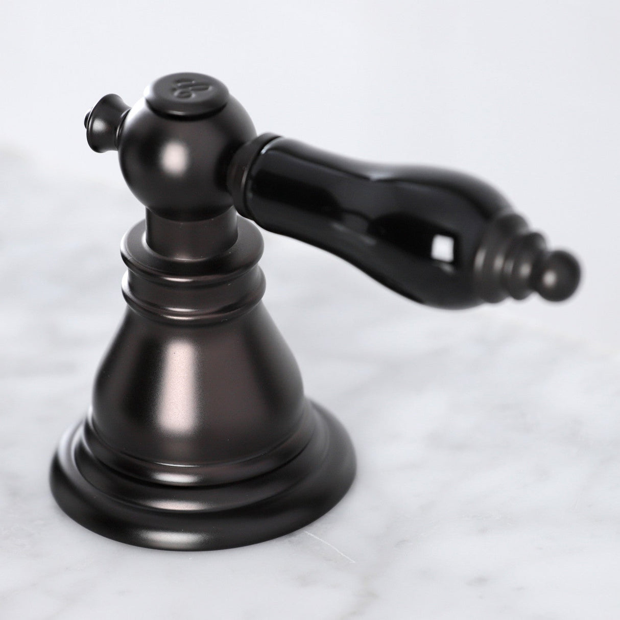 Duchess KB965AKL Two-Handle 3-Hole Deck Mount Widespread Bathroom Faucet with Plastic Pop-Up, Oil Rubbed Bronze