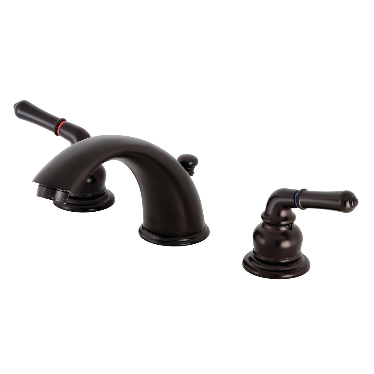 Magellan KB965B Two-Handle 3-Hole Deck Mount Widespread Bathroom Faucet with Brass Pop-Up, Oil Rubbed Bronze