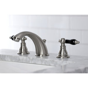 Duchess KB968AKL Two-Handle 3-Hole Deck Mount Widespread Bathroom Faucet with Plastic Pop-Up, Brushed Nickel