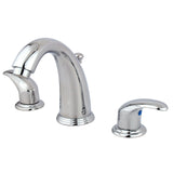 Magellan KB981LL Two-Handle 3-Hole Deck Mount Widespread Bathroom Faucet with Plastic Pop-Up, Polished Chrome