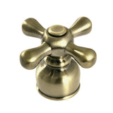 KBDH723AXAB Metal Cross Diverter Handle, Antique Brass