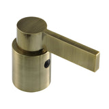 NuvoFusion KBDH8663NDL Metal Lever Diverter Handle, Antique Brass