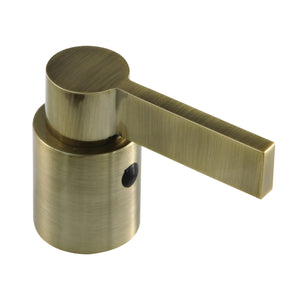 NuvoFusion KBDH8663NDL Metal Lever Diverter Handle, Antique Brass