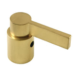 NuvoFusion KBDH8667NDL Metal Lever Diverter Handle, Brushed Brass