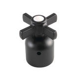 Millennium KBDH8960ZX Metal Cross Diverter Handle, Matte Black