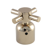 Concord KBDH8962DX Metal Cross Diverter Handle, Polished Brass