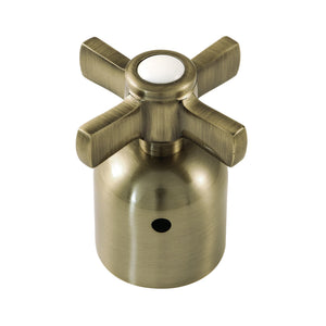 Millennium KBDH8963ZX Metal Cross Diverter Handle, Antique Brass