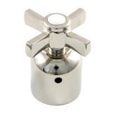Millennium KBDH8966ZX Metal Cross Diverter Handle, Polished Nickel