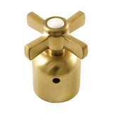 Millennium KBDH8967ZX Metal Cross Diverter Handle, Brushed Brass