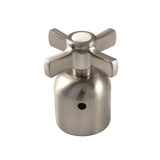 Millennium KBDH8968ZX Metal Cross Diverter Handle, Brushed Nickel