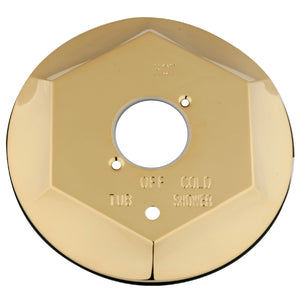 KBE46320 Brass Escutcheon Plate, Polished Brass