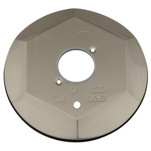 KBE46380 Brass Escutcheon Plate, Brushed Nickel
