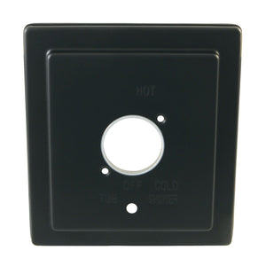 Stylobate KBE86500 Brass Escutcheon Plate, Matte Black
