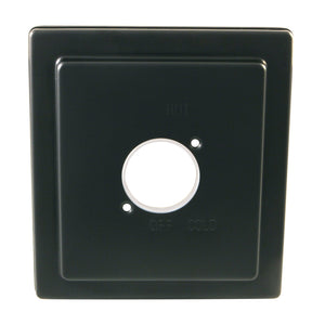 Stylobate KBE8650 Brass Escutcheon Plate, Matte Black