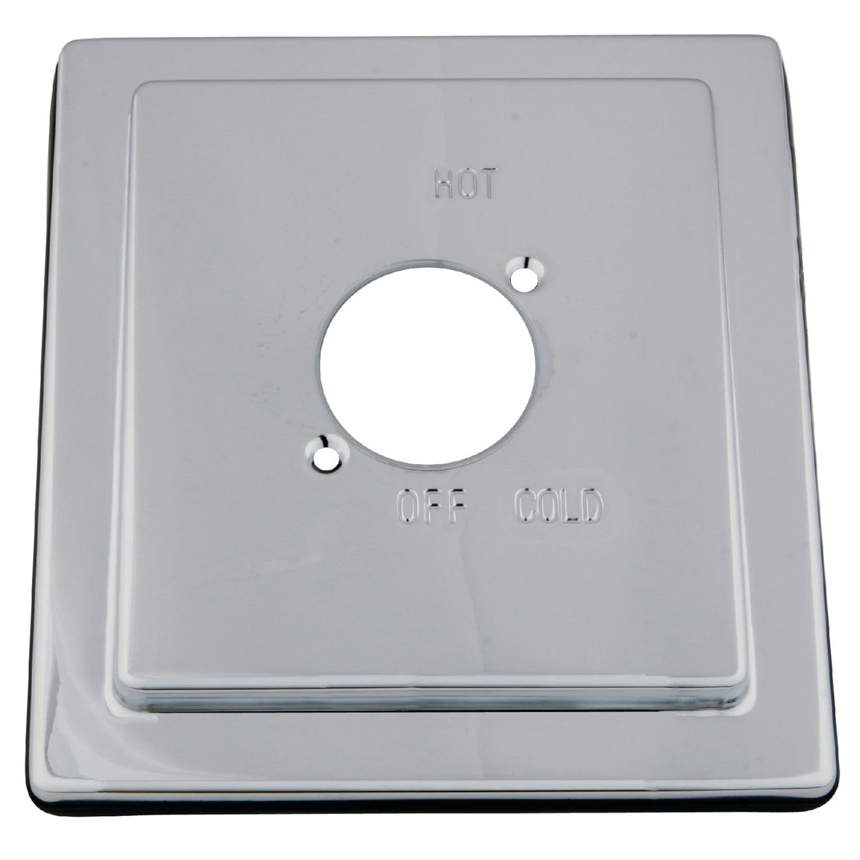 Stylobate KBE8651 Brass Escutcheon Plate, Polished Chrome