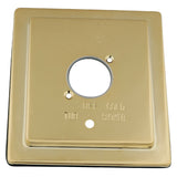 Stylobate KBE86520 Brass Escutcheon Plate, Polished Brass