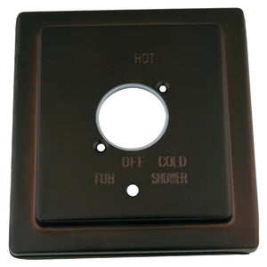 Stylobate KBE86550 Brass Escutcheon Plate, Oil Rubbed Bronze