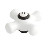 KBH1600PXH Hot Porcelain Cross Handle, Matte Black