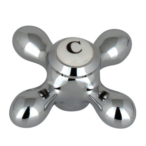 KBH1601AXC Cold Metal Cross Handle, Polished Chrome