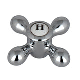KBH1601AXH Hot Metal Cross Handle, Polished Chrome