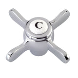 Essex KBH1601BEXC Cold Metal Cross Handle, Polished Chrome