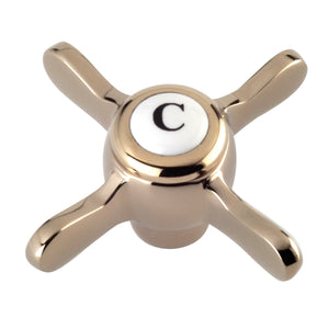 Essex KBH1602BEXC Cold Metal Cross Handle, Polished Brass