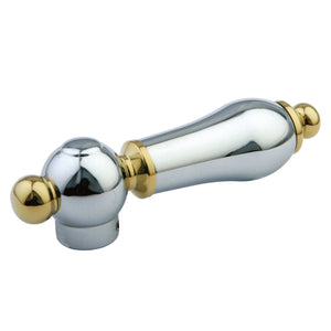 KBH1604AL Metal Lever Handle, Polished Chrome/Polished Brass