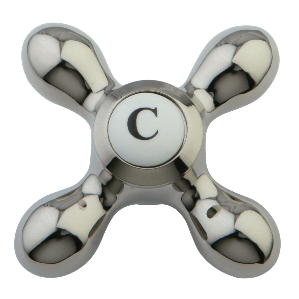 KBH1606AXC Cold Metal Cross Handle, Polished Nickel