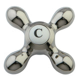 KBH1606AXC Cold Metal Cross Handle, Polished Nickel