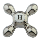 KBH1606AXH Hot Metal Cross Handle, Polished Nickel