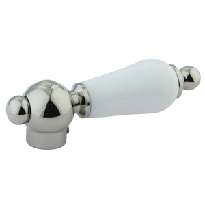 KBH1606PL Porcelain Lever Handle, Polished Nickel