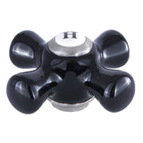Duchess KBH1608PKXH Hot Porcelain Cross Handle, Brushed Nickel