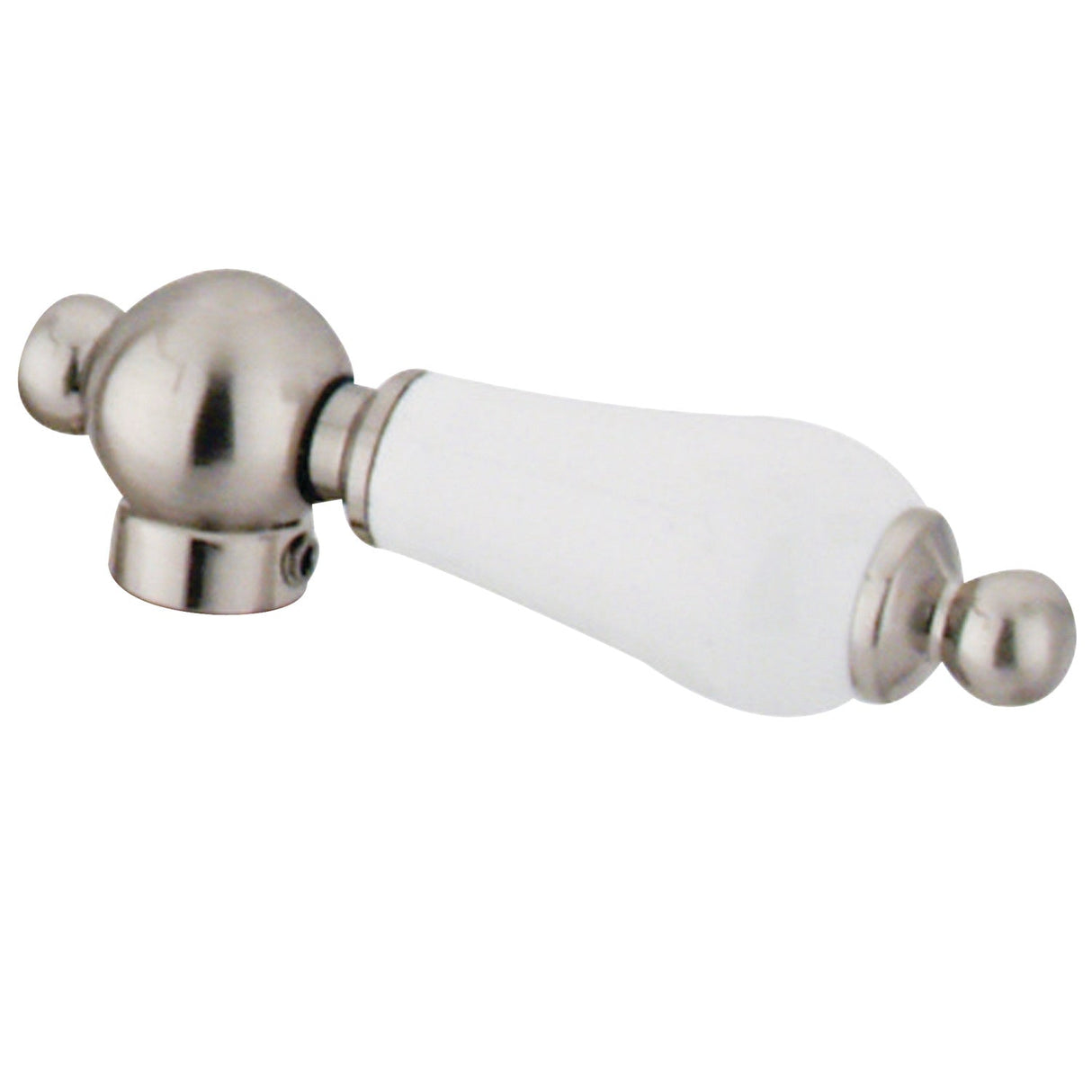 KBH1608PL Porcelain Lever Handle, Brushed Nickel