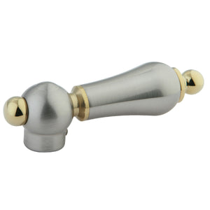 KBH1609AL Metal Lever Handle, Brushed Nickel/Polished Brass