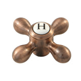KBH160AXACH Hot Metal Cross Handle, Antique Copper