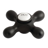 KBH1790AXH Hot Metal Cross Handle, Matte Black