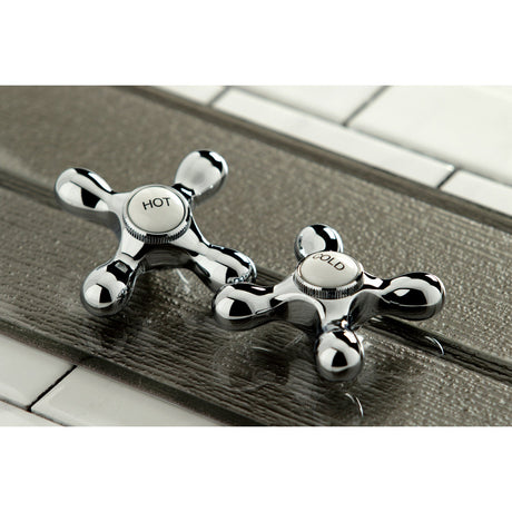 KBH1791AXC Cold Metal Cross Handle, Polished Chrome