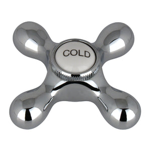 KBH1791AXC Cold Metal Cross Handle, Polished Chrome