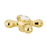 KBH1792AXC Cold Metal Cross Handle, Polished Brass