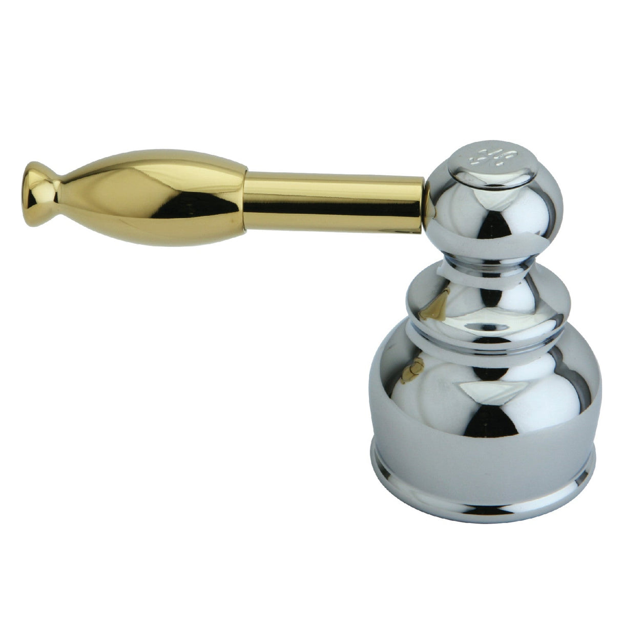 KBH2604KLH Hot Metal Lever Handle, Polished Chrome/Polished Brass