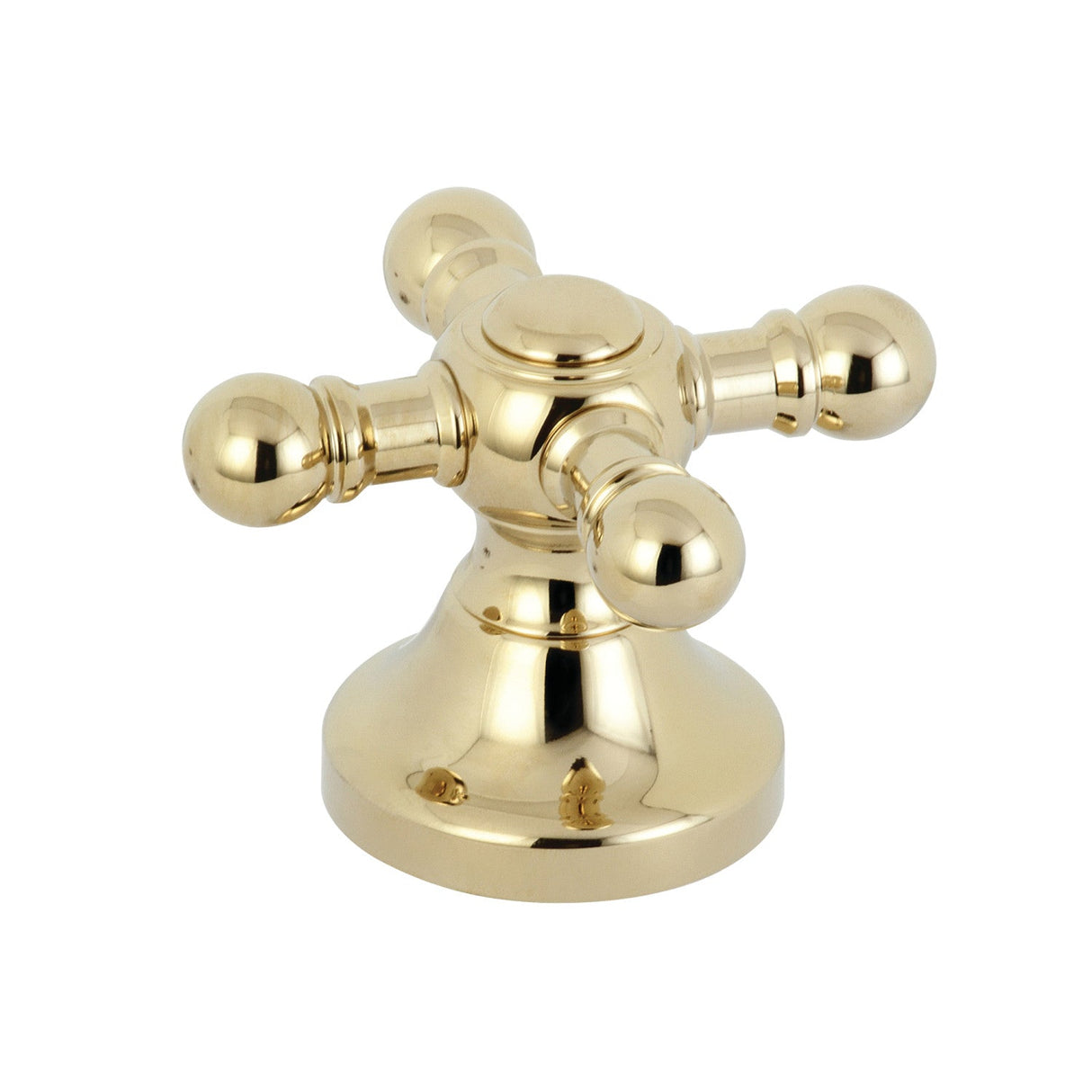 KBH2632BX Metal Cross Handle, Polished Brass