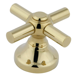 Elinvar KBH2632EX Metal Cross Handle, Polished Brass