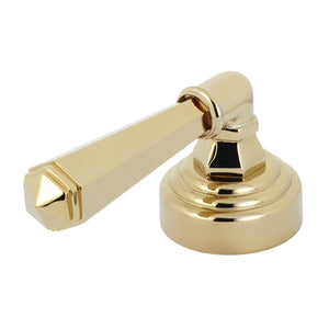 Metropolitan KBH2632HL Metal Lever Handle, Polished Brass