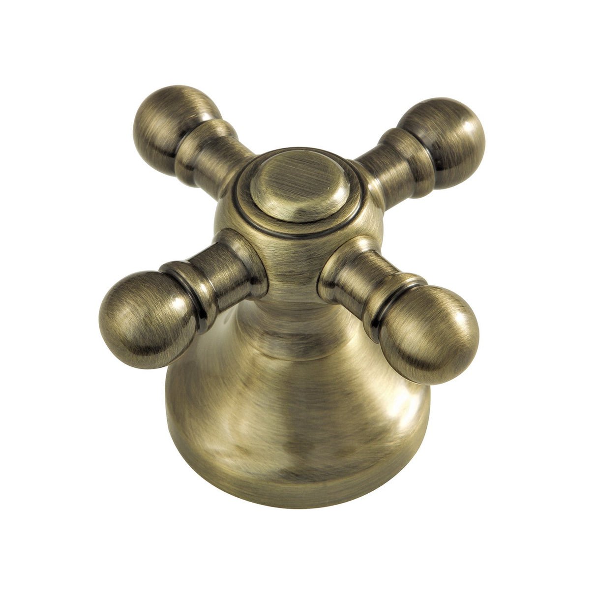 Buckingham KBH2633BX Metal Cross Handle, Antique Brass