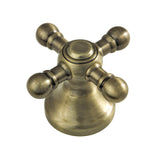 Buckingham KBH2633BX Metal Cross Handle, Antique Brass